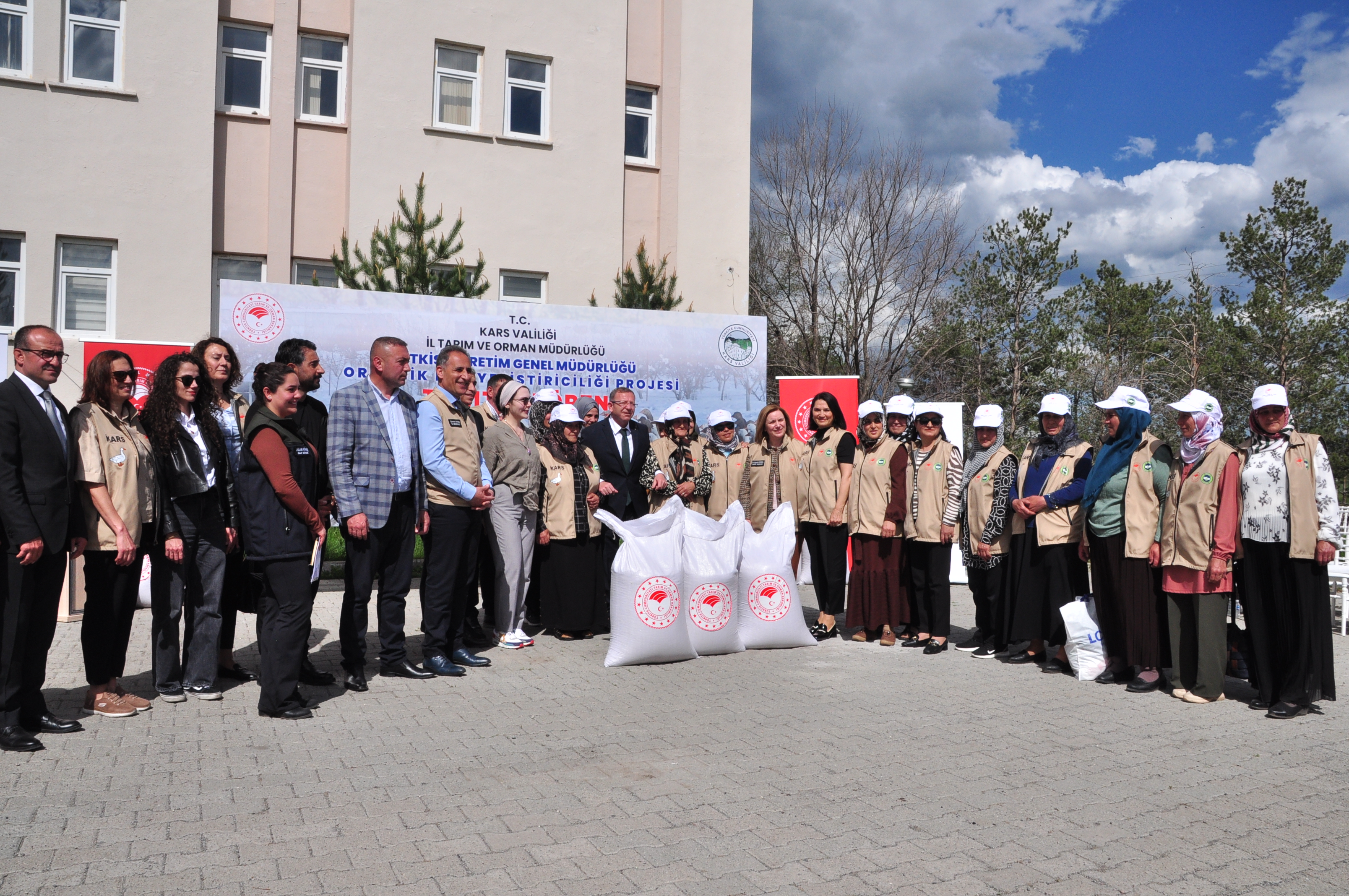 Organik Kaz Yetiştiriciliği Projesi Kars'ta başlatıldı