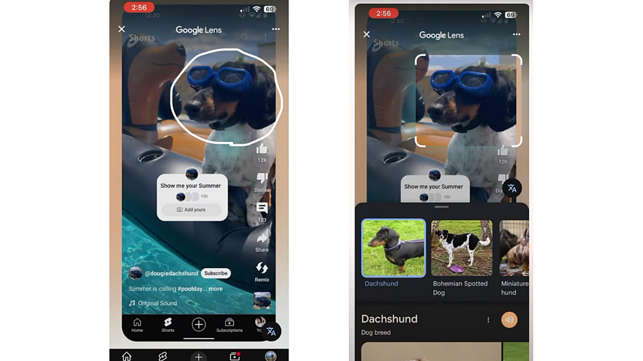 YouTube Shorts'a Dev Yenilik: Google Lens ile Videolarda Gördüğünüz Her Şeyi Anında Arayın!