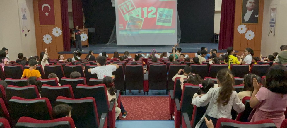 112 Acil Çağrı Merkezi'nden Öğrencilere Eğitim