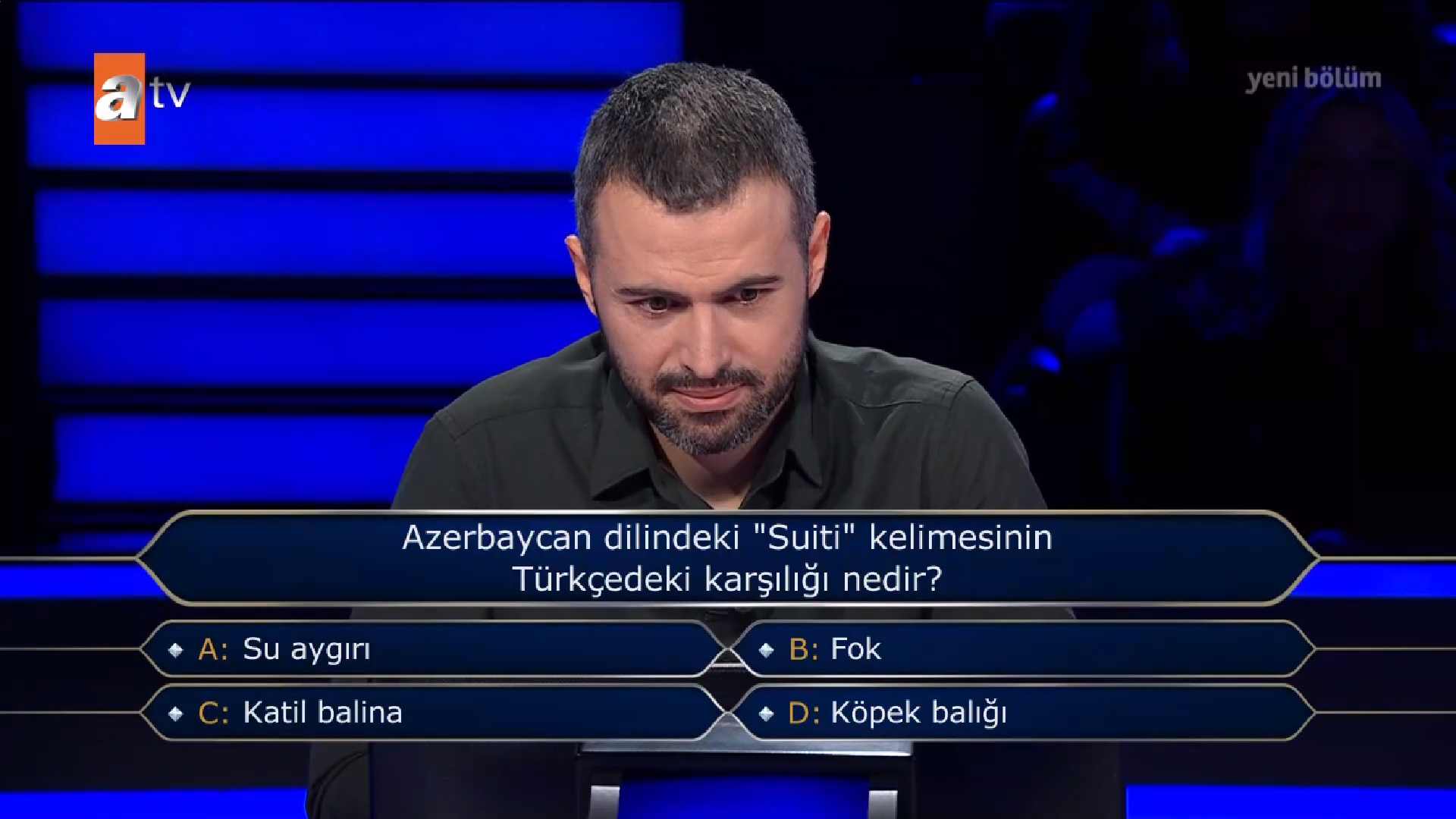 Azerbaycan dilindeki "Suiti" kelimesinin Türkçedeki karşılığı nedir? Kim Milyoner Olmak İster Sorusu