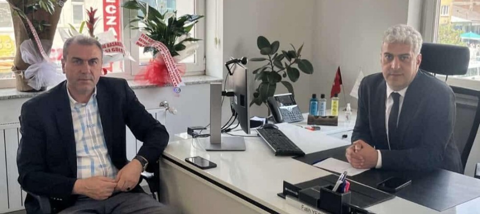 Başkan Özyılmaz, Halkbank Kars Şubesi ile görüştü