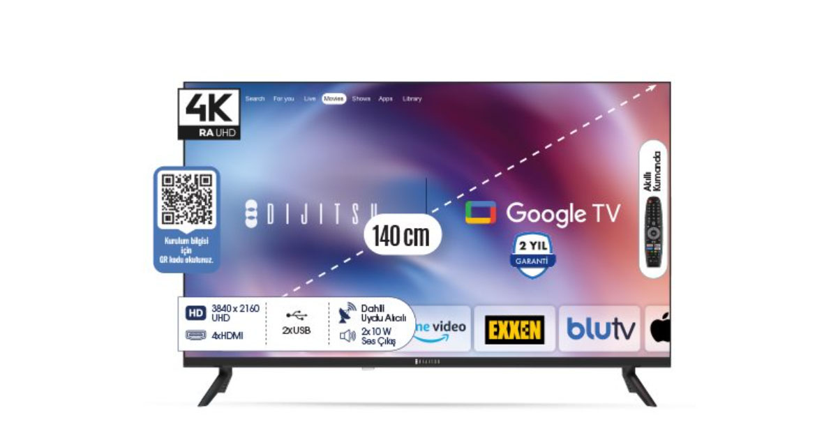 BİM'den Dev Ekran Fırsatı! 50 İnç Google TV'li Dijitsu Sadece 14.990 TL! Stoklar Tükenmeden Yakalayın!