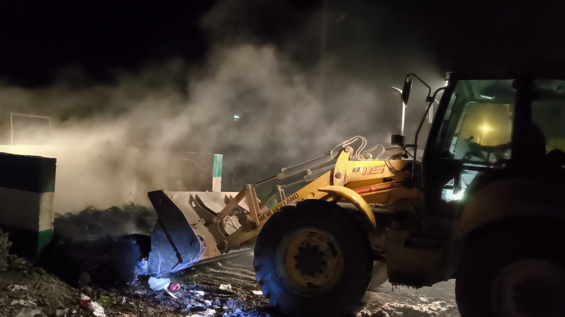 Çıkan Yangında Alarma Geçildi