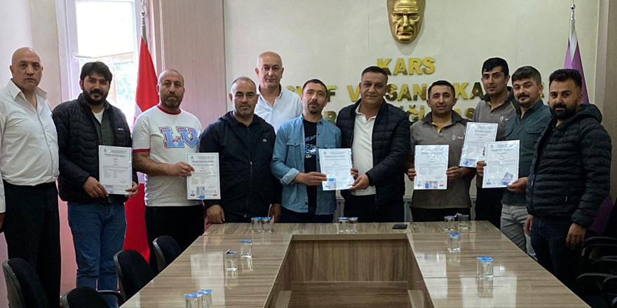 Kars'ta Meslek Belgesi Seferberliği devam ediyor