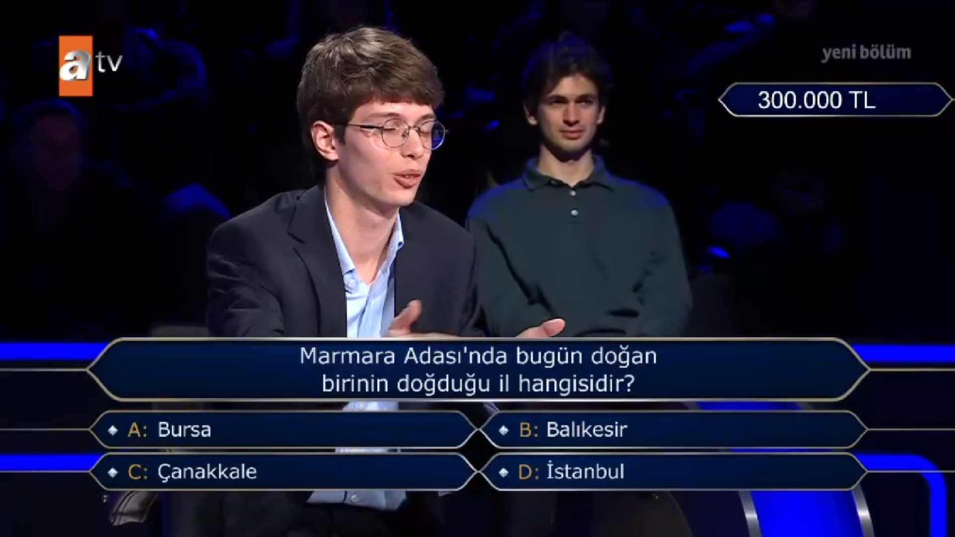 Marmara Adası'nda doğan birinin doğduğu il hangisidir? Milyoner'de kafa karıştıran ada sorusu!