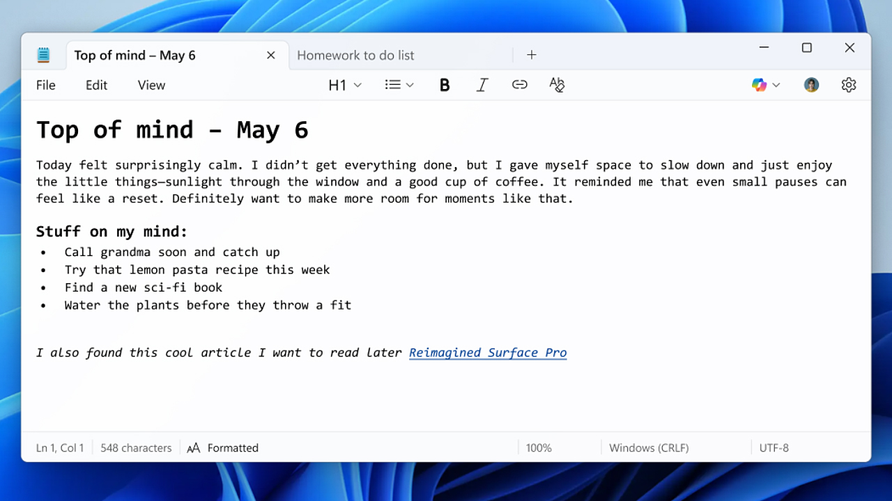 Notepad Artık Çok Daha Akıllı: Hangi Yeni Metin ve Yapay Zeka Özellikleri Geliyor?