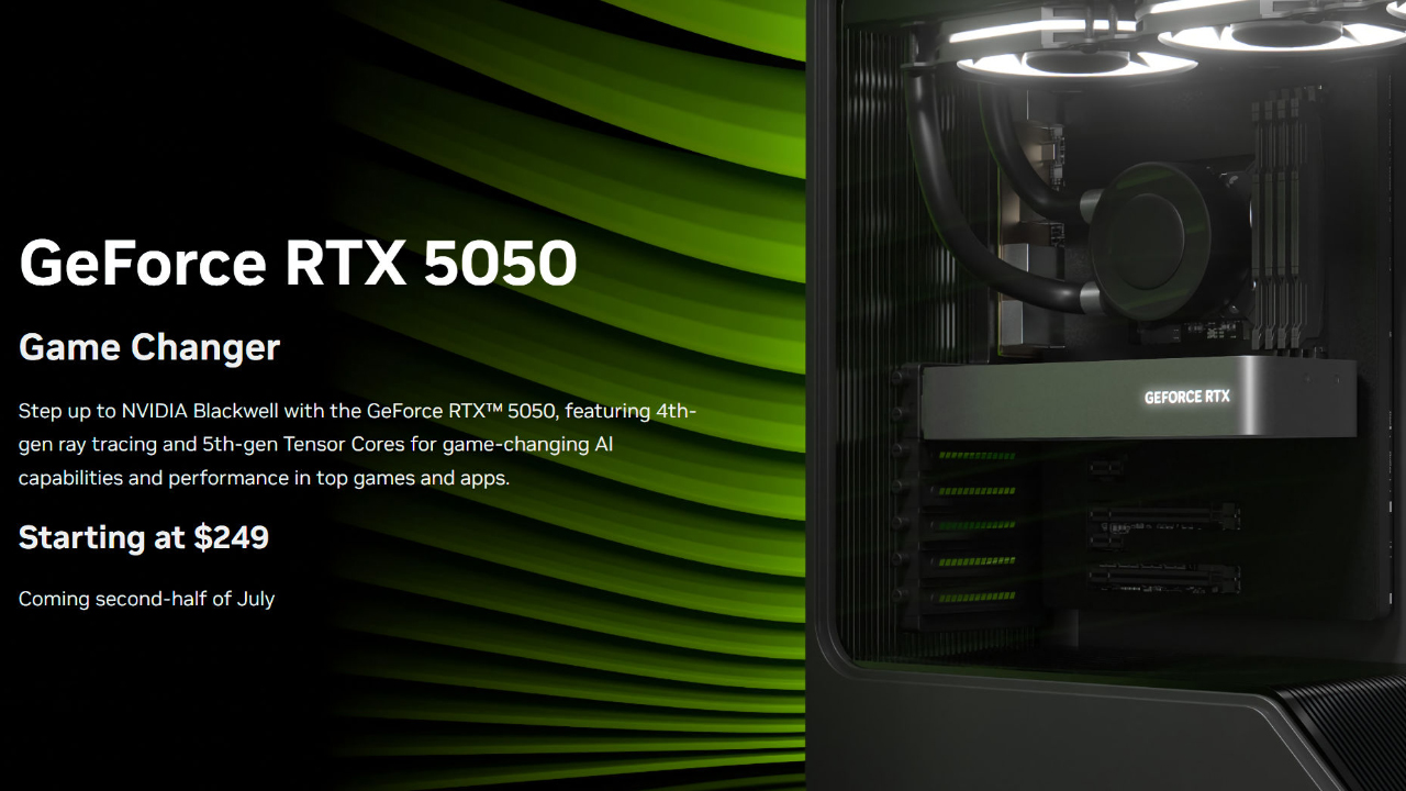 Nvidia'nın yeni fiyat/performans canavarı: 249 dolarlık RTX 5050 neler sunuyor?