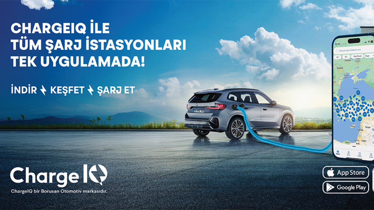 Şarj Uygulaması Karmaşasına SON! Borusan'dan ChargeIQ ile Türkiye'nin Tüm İstasyonları Tek Yerde!