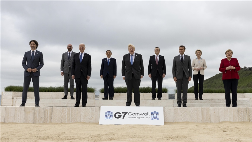 ABD Başkanı Biden, G7 Liderler Zirvesi'nde İngiltere, İtalya ve Japonya başbakanlarıyla görüştü