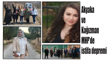Akyaka ve Kağızman MHP’de istifa depremi