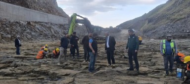 DSİ Bölge Müdürü Serdar Kotan, Barajı inşaat alanlarını ziyaret etti