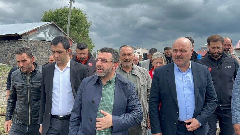 Sel Mağdurlarına Geçmiş Olsun Ziyareti