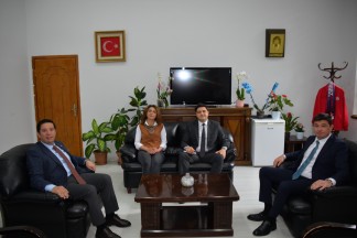 Başkonsolos Aliyev'den Gençlik ve Spor İl Müdürüne ziyaret
