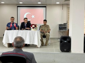 Selim Kaymakamı Semiz, muhtarlarla buluştu