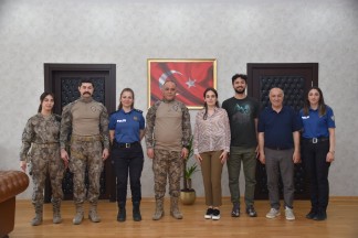 Şehit Kızı Tazegül’ü makamında ağırladı