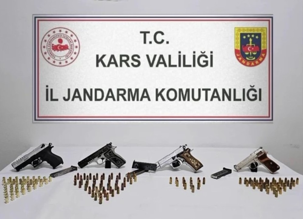 Arpaçay’da silah operasyonu