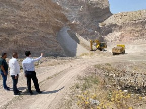 Kaymakam Kahraman, altyapı çalışmalarını inceledi