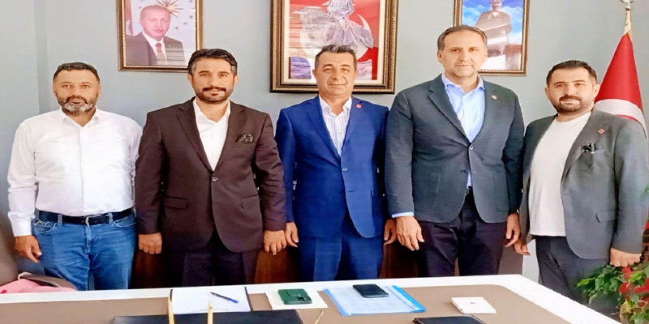 CHP Heyeti Kars Damızlık Yetiştiricileri Birliği Başkanı Alp'le Görüştü