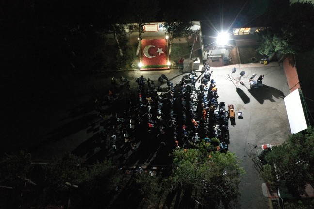Hükümlüler için açık hava sineması