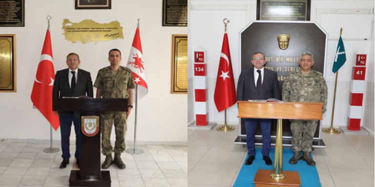 Vali Polat’tan Yeni Görevlerine Başlayan Komutanlara Ziyaret