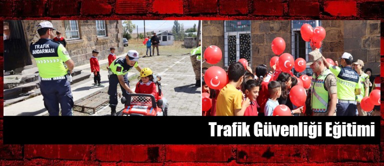 Jandarma Öğrencilere Trafik Güvenliği Eğitimi