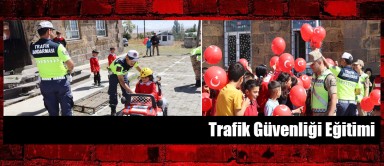 Jandarma Öğrencilere Trafik Güvenliği Eğitimi