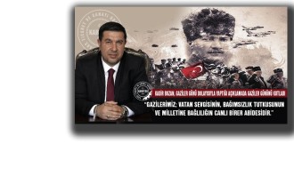 GAZİLERİMİZ; VATAN SEVGİSİNİN, BAĞIMSIZLIK TUTKUSUNUN VE MİLLETİNE BAĞLILIĞIN BİRER ABİDESİDİR.