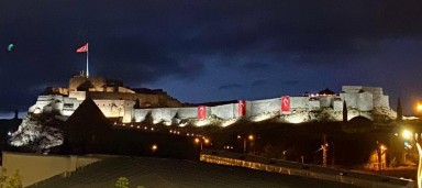 Kars Kalesinin ışıklandırması, Özel idare tarafından yenilendi