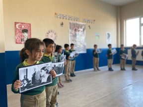 Arpaçay’da minik öğrencilerden duygulandıran 10 Kasım programı