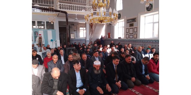 Kağızman'da Cami Yenilendi, Dualarla Açıldı; Kermes Filistin'e Umut