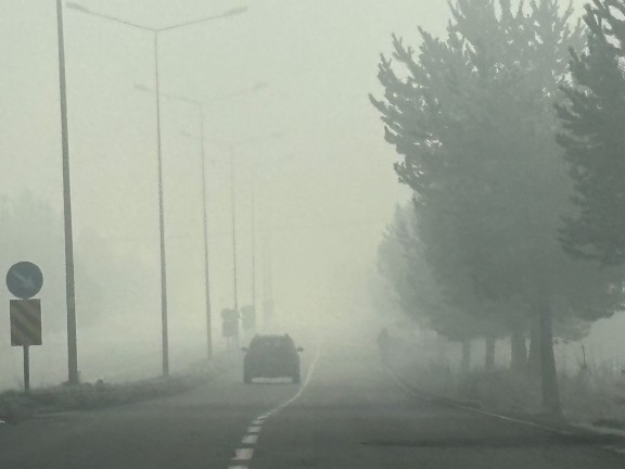 Kars’ta soğuk hava ve sis etili oluyor