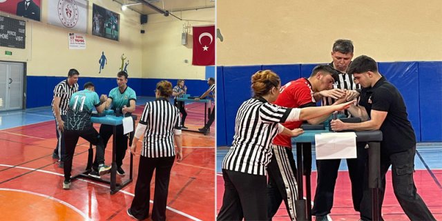 Kars'ta Gençler Güç ve Dengeyle İl Birinciliği İçin Yarıştı