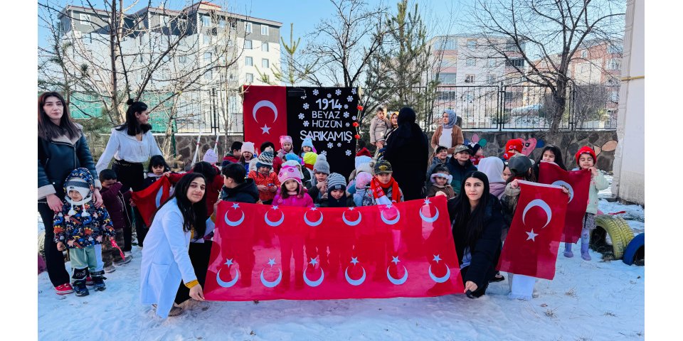 Minik Yüreklerden Sarıkamış Anması: Şehitlere Vefa Nöbeti