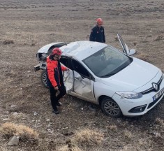 Arpaçay'da Kaza: Otomobil Takla Attı, Sürücü Yaralı!