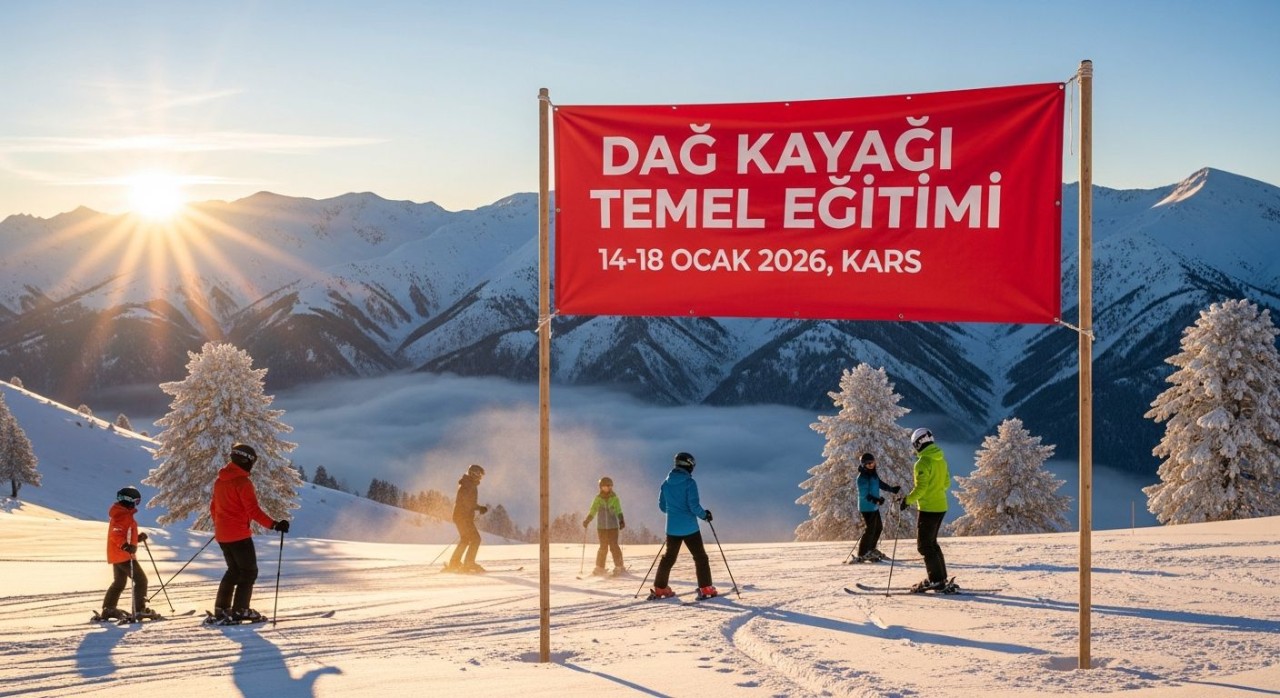 Kars Dağcılık İl Temsilciliği girişimleri sonucu Sarıkamış, dağ kayağının merkezi oluyor