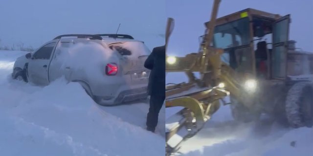 Kars'ta Kar Esareti: Arpaçay'da Mahsur Kalan 3 Kişi Kurtarıldı