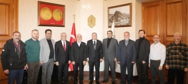 Vali Ziya Polat, Yeni Dünya Vakfı Heyetini Kabul Etti