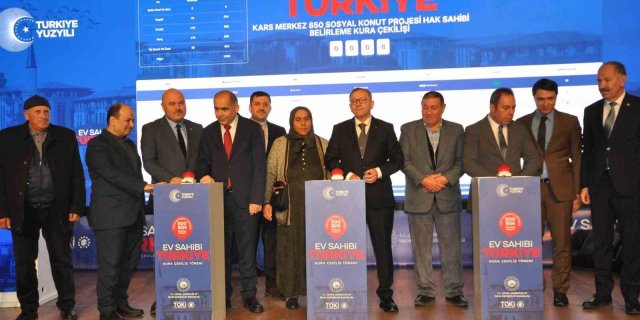 Kars'ta TOKİ Konut Heyecanı: Yüzyılın Projesinde Hak Sahipleri Belli Oldu