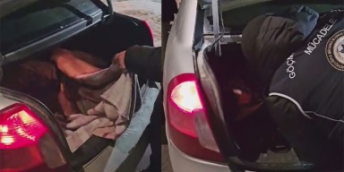 Battaniye altındaki kaçak yolculuk Kars'ta sonlandı