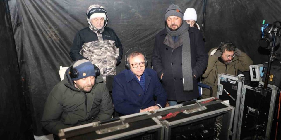 Vali Polat, Veliaht Dizi çekimlerini izledi