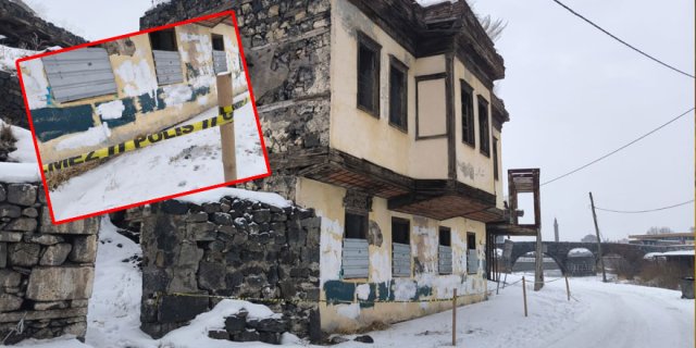 Polis, Ahmet Tevfik Paşa Konağı için önlem aldı