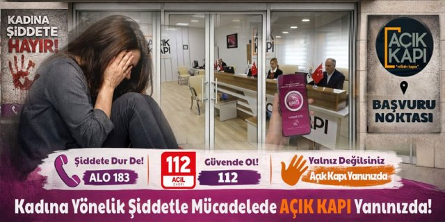 Açık Kapı Şiddet Mağdurlarına Umut: Yalnız Değilsiniz!