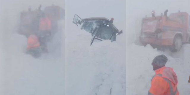 Sahara Geçidi'nde Çığ Kabusu: Kars Karayolları Kar Ekibi Kara Gömüldü!