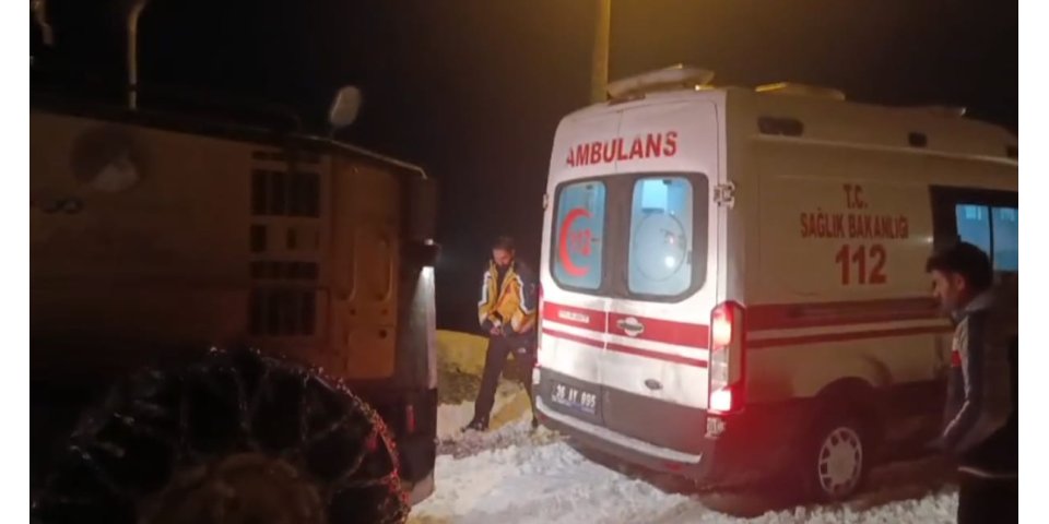 Kar Esareti: Kars'ta Tipi ve Karda Mahsur Kalan Yaralıya Umut Eli