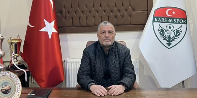 Kars 36 Spor başkanı istifa etti