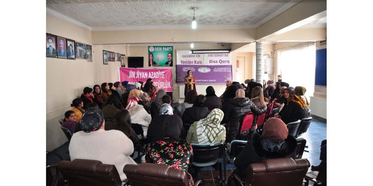 Kars DEM Parti’de sessiz 8 Mart etkinliği