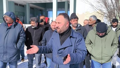 Kars’ta Karadağ sakinlerinden 'şantiye' isyanı
