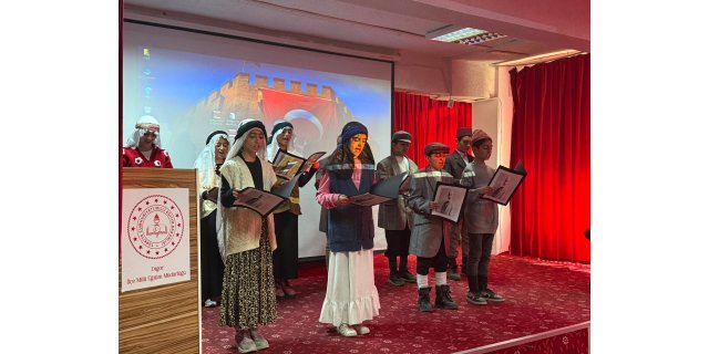 Digor'da İstiklal Marşı’nın kabulünün 105. yıl dönümü kutlandı