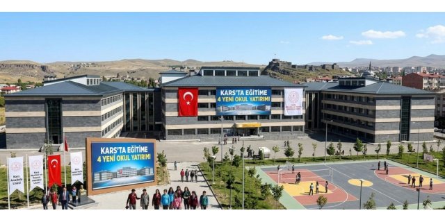 Kars’ta 4 Yeni Okul Yapım Sözleşmeleri İmzalandı
