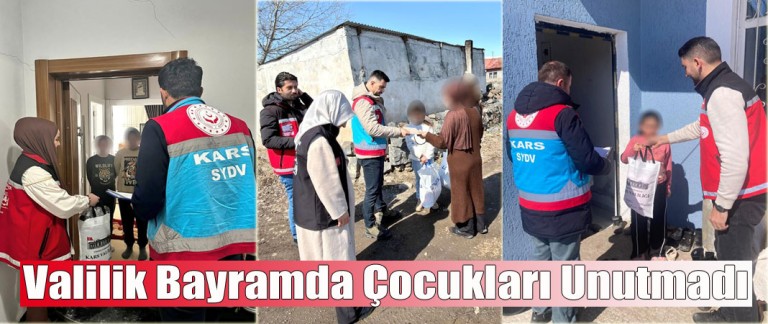 Kars Valiliğinden Çocuklara Bayram Hediyesi